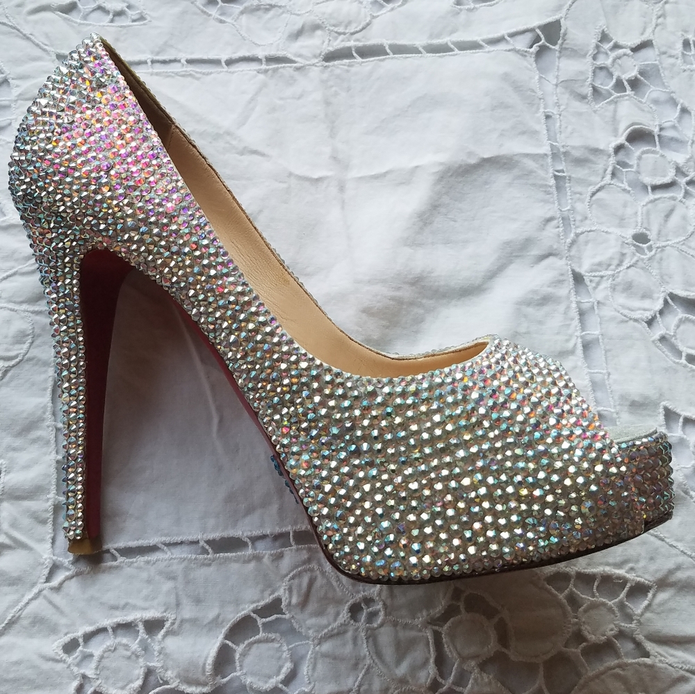 **HP** CHRISTIAN LOUBOUTIN Crystal Pumps - Picture 5 of 15